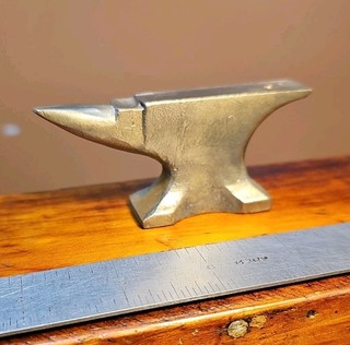 Vintage Brass Jewelers Anvil • 4" Watchmaker Metalsmith Solid Brass Anvil ☆USA