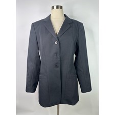 Banana Republic Wool Blend Fully Lined 3 Button Women s Blazer Size 14