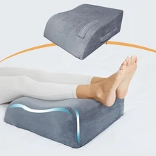 Leg Elevation Pillows, 8" Leg Pillows for Sleeping, Memory Foam Wedge Pillow ...