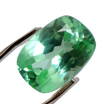 4.9 Ct Natural Flawless Green Emerald Certified Loose Cushion Cut Gemstones