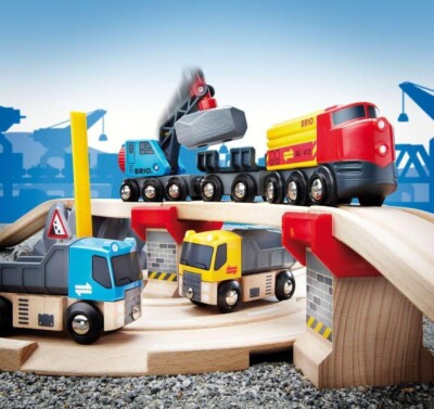 Brio World 33210 Rail & Road Quarry Set Educational Toy From Japan