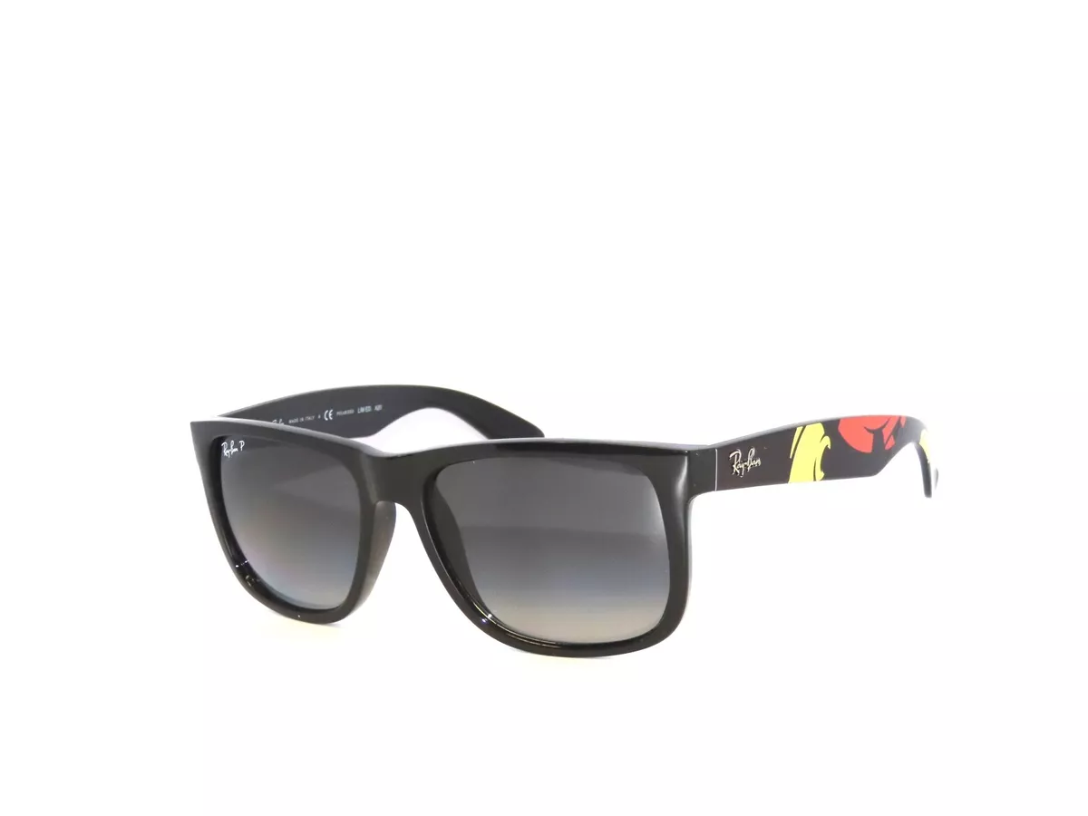 Ray Ban Justin 4165 6501T3 54 Polarized Mickey Disney Edition Sunglasses