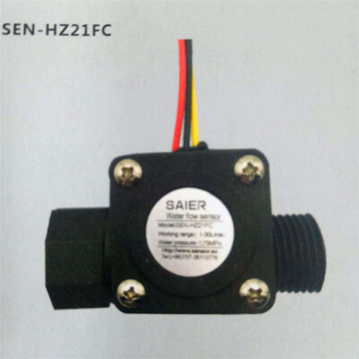1 x G1/2 SEN-HZ21FC 1-30L/min Male Thread Hall Flow Sensor Water Control Flowmer