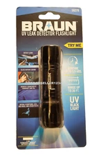 BRAND NEW BRAUN UV Leak Detector Black Light LED Flashlight