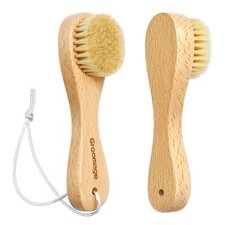 Natural Boar Bristle Laundry Cleaning Brush for Shoes, Cleaning and Laundry