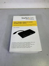 StarTech USB-C Multiport Adapter 4K HDMI or VGA USB 3.0 DKT30CHV - NG D2B