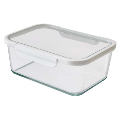Better Homes & Gardens 10Cup Rectangle Glass Food Storage Container