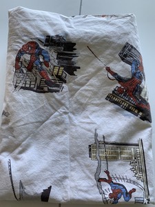 pottery barn spiderman sheets
