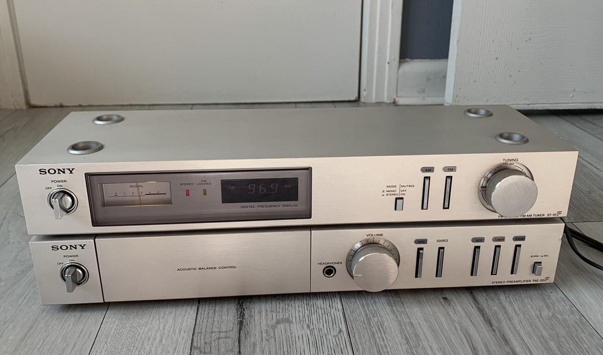 Sony Falcon TAE-20F Vintage Preamplifier & Tuner | eBay
