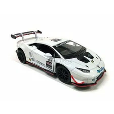 Kinsmart 5" Lamborghini Huracan LP620-2 Super Trofeo Diecast Model 1:36 White