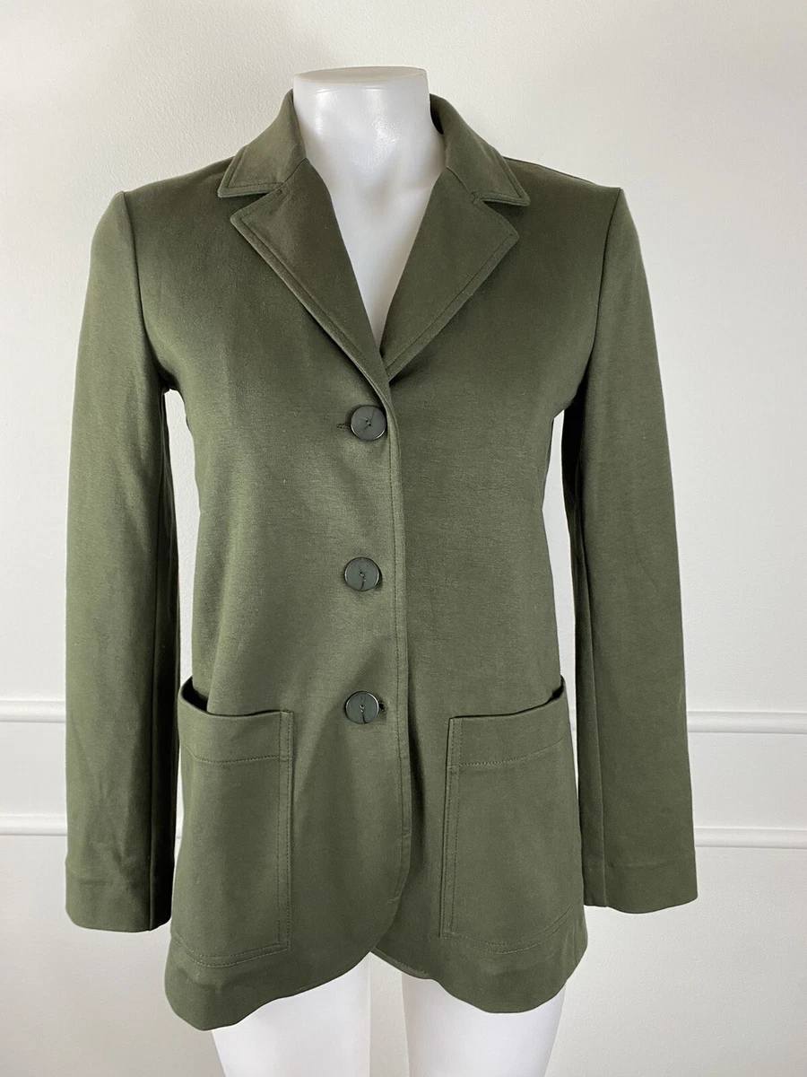 Max Mara Leisure Woman's Jacket Green Sz S ~ Soft & COMFORTABLE ~