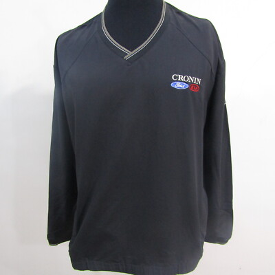 NIKE GOLF Herren T-Shirt Schwarz Brustumfang 48/50 UK 2XL REF (Y00754)