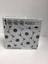 Funwares TP Hoarding Toilet Paper Puzzle 1000 Piece 19x27 Puzzle New Sealed