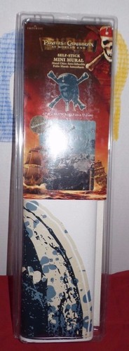 Pirates of the Caribbean at Worlds End Self Stick Mini Mural  Pirate Skull Bones