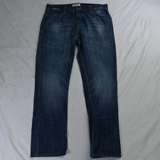 Pull Bear 32 x 32 Slim Medium Wash Stretch De...
