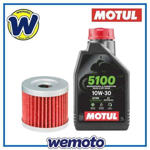 MOTUL 5100 Kit tagliando Olio Filtro per Moto Mash Seventy Five 125 2017 - 2020