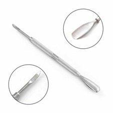 L Nail Art Cuticle Pusher Spoon Remover Manicure Pedicure Tool