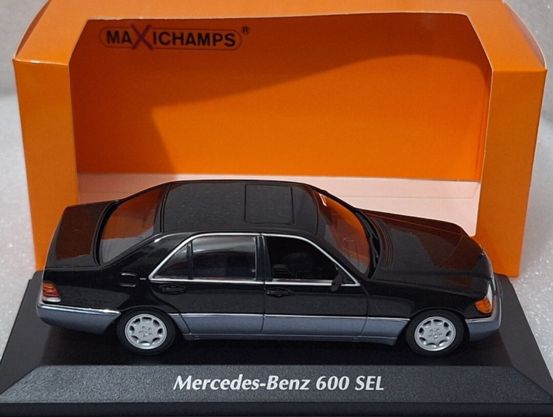 Mercedes-Benz 600 SEL (W140) 1992 Black Met 1:43 Minichamps