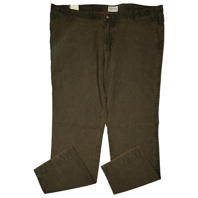 Roy Robson Men's Cargo Stretch Jeans Size 60 Cm W44 L34 Brown Plus Size New