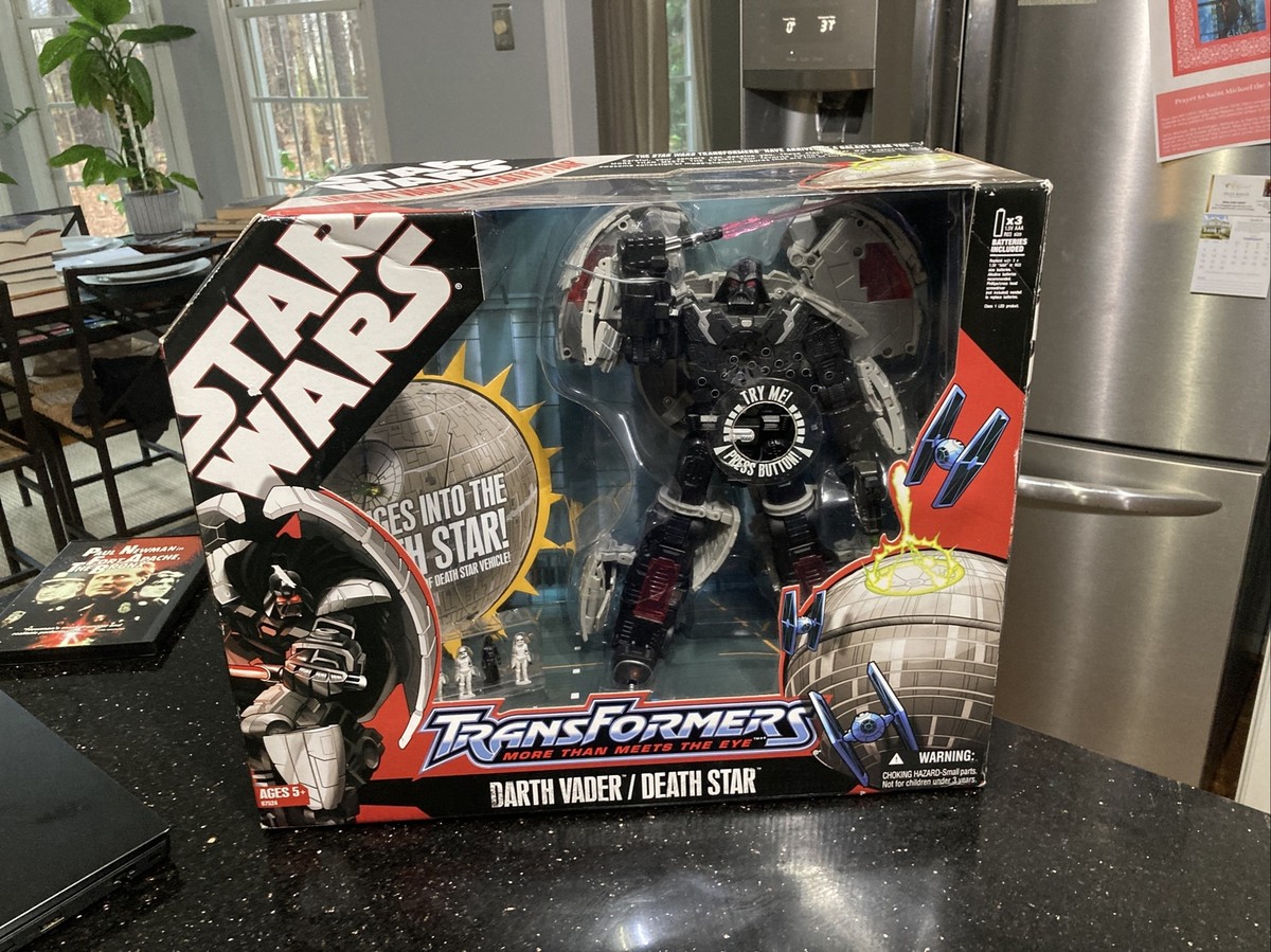 Transformers Star Wars Darth Vader Death Star Figure 2007