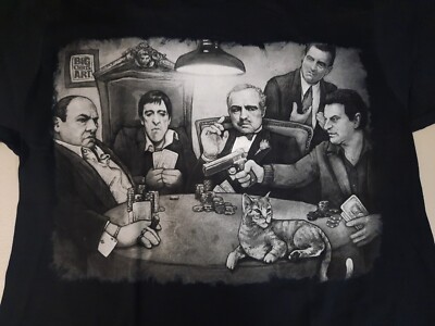 Tv And Movie Gangsters T Shirt Sm Sopranos Scarface Godfather