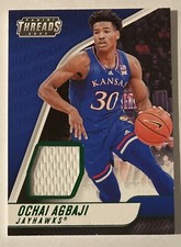 2022 Chronicles Threads Draft Picks #TH-OCH Ochai Agbaji Green Parallel