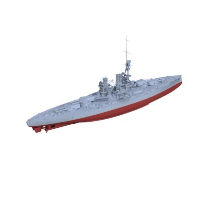 Kit Modèle Militaire 1/1250 SMS Baden Bayern-class - Marque Armory Model - Maquette Résine Non Peinte à Assembler