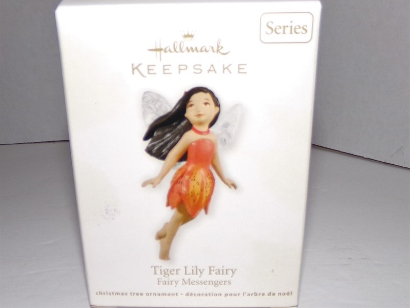 HALLMARK KEEPSAKE ORNAMENT "TIGER LILY FAIRY"  FAIRY MESSENGER HOLIDAY TREASURE!