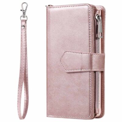 For Samsung S22 S21 S20 S10 S9 S8+ Magnetic Detachable Wallet Leather Case Cover