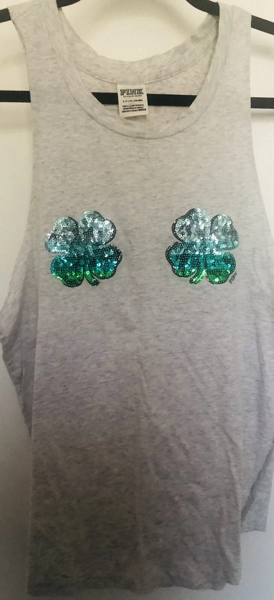 Victoria secret top shamrock shirt