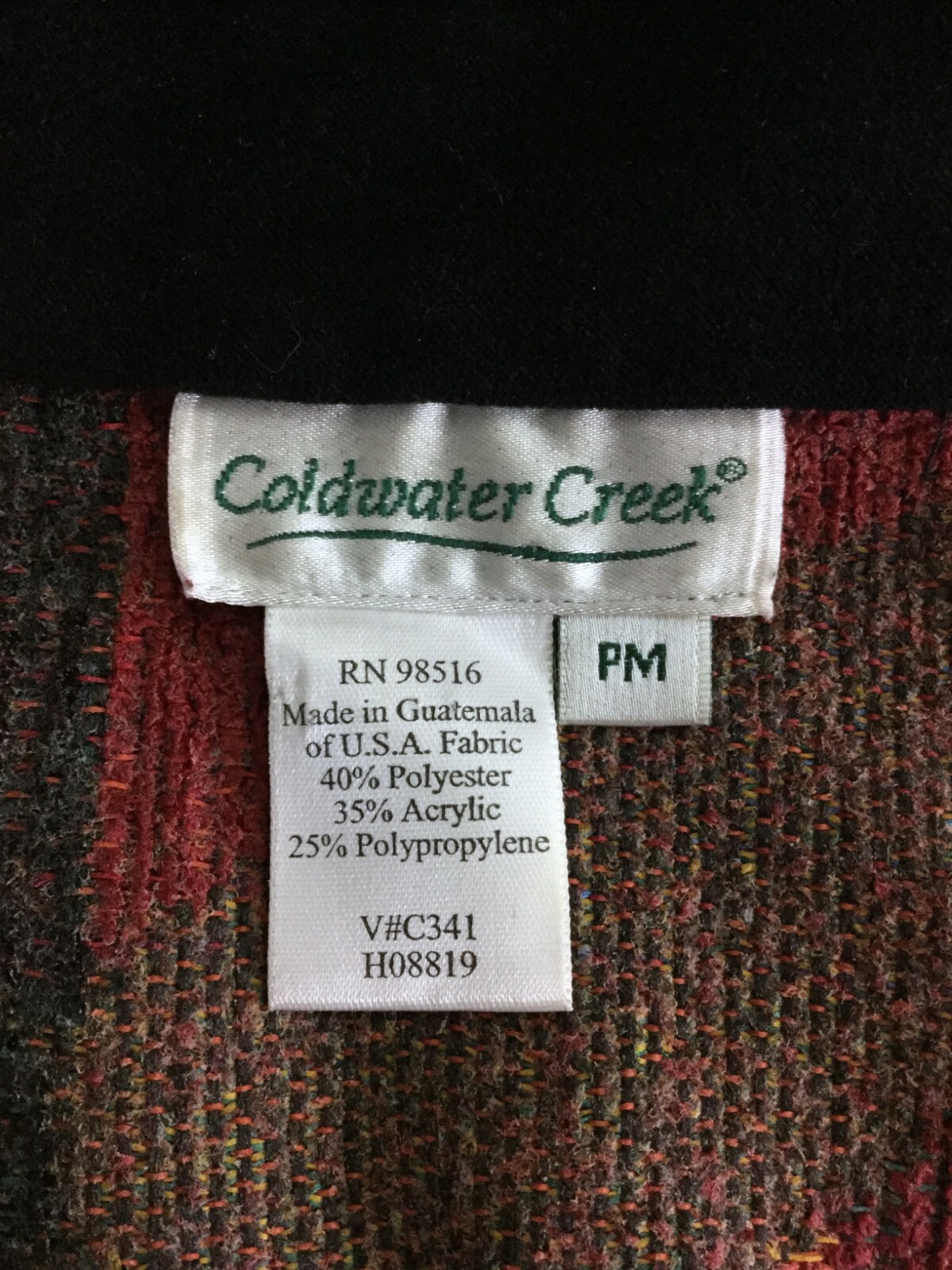 Coldwater Creek Jacket Multicolor Patchwork Mix P… - image 8