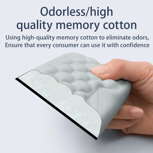 Keyboard & Mouse Wrist Rest Pad Set-Gel Support Cushion with Memory Foam Comfort - Picture 6 of 30