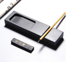 Multifunctional Natural Rock She Ink Stone Br...