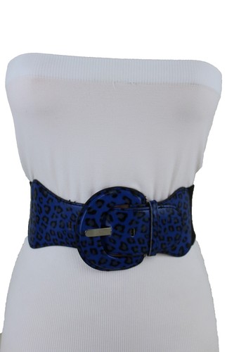 Oki Doki Italy Leopard Print Genuine Leather Belt Ring 