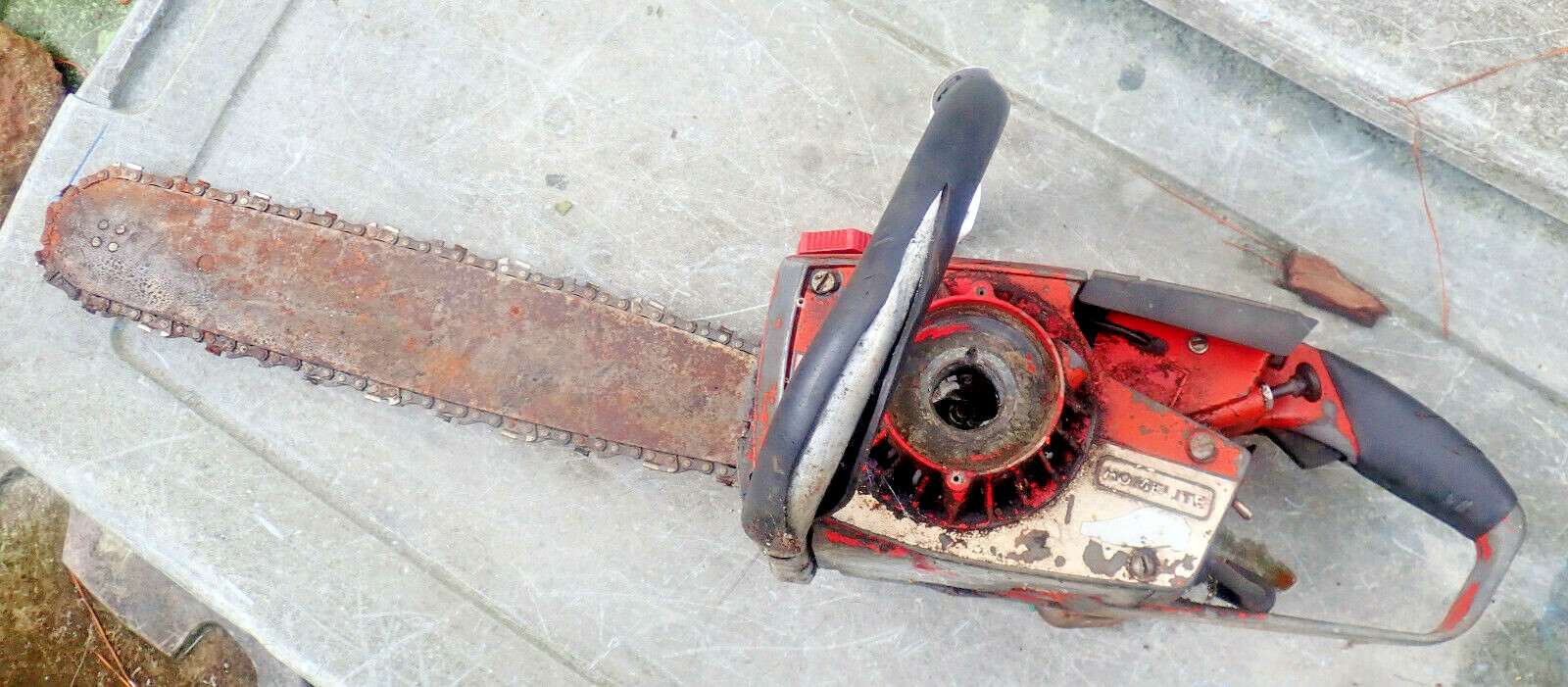 Vintage Homelite Chainsaw for Parts or 