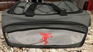 FIREBALL Portable Cooler Tote w/ Charcoal Grill - Picnic Time - Camping, Fishing