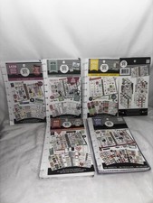 Set of 5 Happy Planner Lightly Used Sticker Books  Extra Stickers 95 Complete
