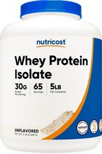 Nutricost Whey Protein Isolate Powder, 5 lbs – Multiple Flavors – Long Exp date