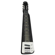 Karrera 29in Lap Steel 6-String Hawaiian Guitar - Black