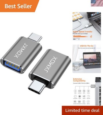 Thunderbolt 3 to USB Adapter - Dual Pack USB C to USB 3.0 with Reversible Design