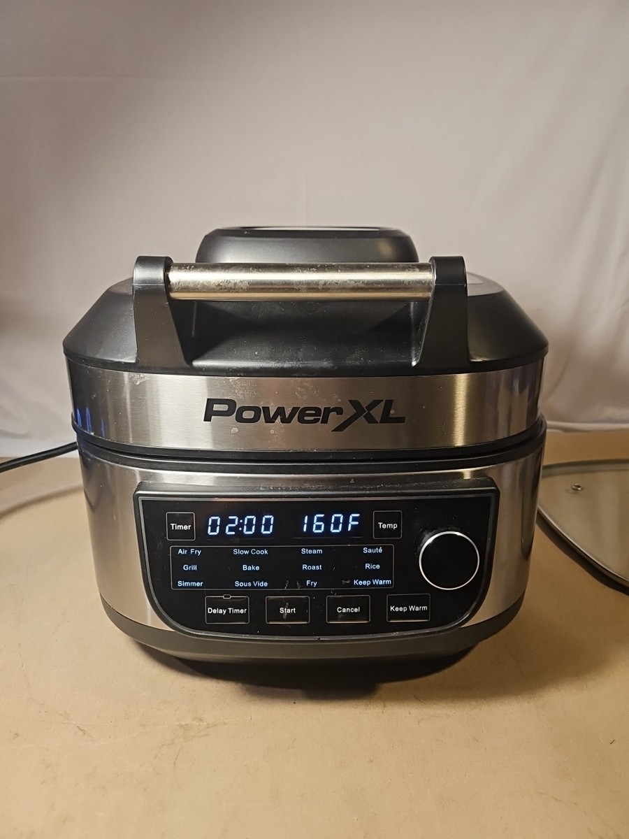 PowerXL MFC-AF-6 Indoor Grill Air Fryer Combo 6 QT 12 In 1