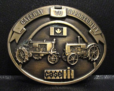 IH Farmall Regular  Case L Tractors Belt Buckle 1987 Parts Trade Fair CANADA