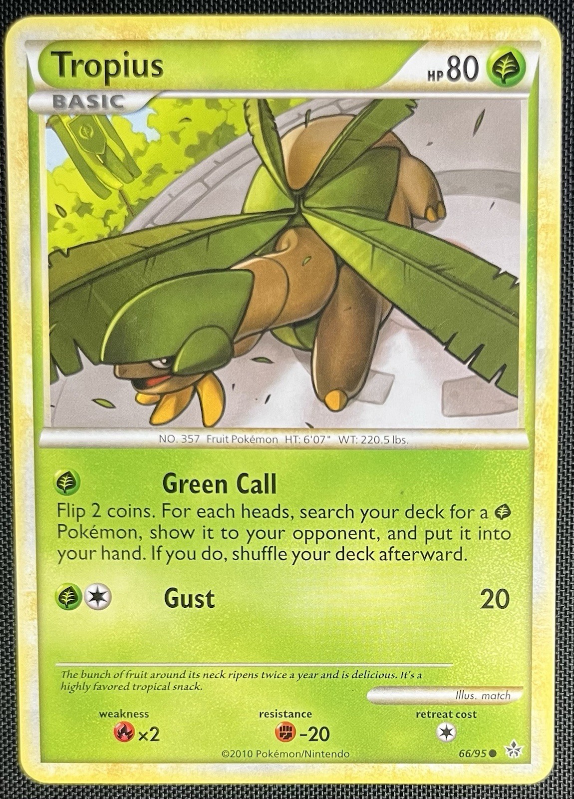Tropius 66/95 Pokemon English HG/SS Unleashed 2010
