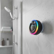 Portable Waterproof LED Shower Speaker - Dynamic Stereo Sound for Any Adventure