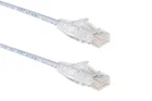 Cat6 Slim Ethernet Patch Cable, Snagless, 10 ft, White
