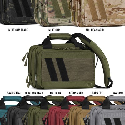 Army Green Tactical Gun Holster Case - Perfect Add-on For Shooting Range Backpacks