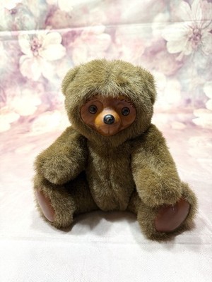 Robert Raikes Bear. Vintage 1985. Wood Face. Super Cute.