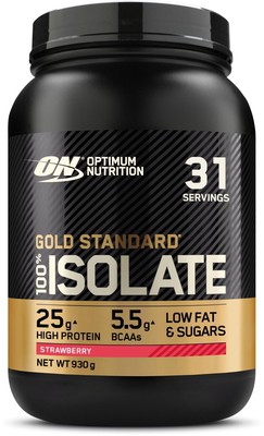 Optimum Nutrition 100 % Gold Standard Isolate, 930 g Dose, Strawberry
