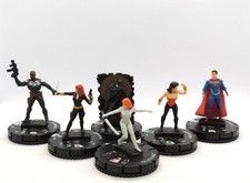 Wizkids HeroClix Mixed Lot 6 Figures DC Marvel NO CARDS