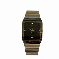 Rado Jubilee 129.0266.3 4P Diamond Date Quartz Watch Men's